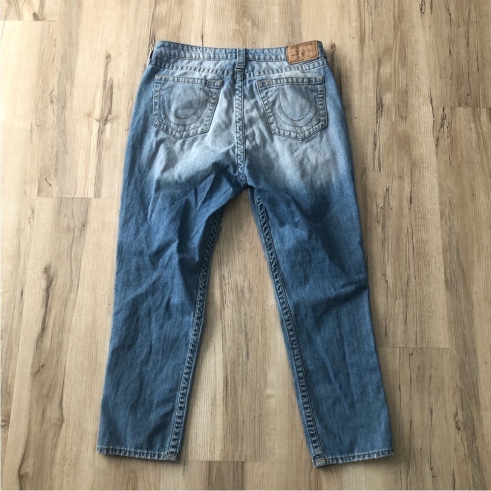 True Religion Women's Blue Distressed Skinny Jeans - Picture 10 of 10